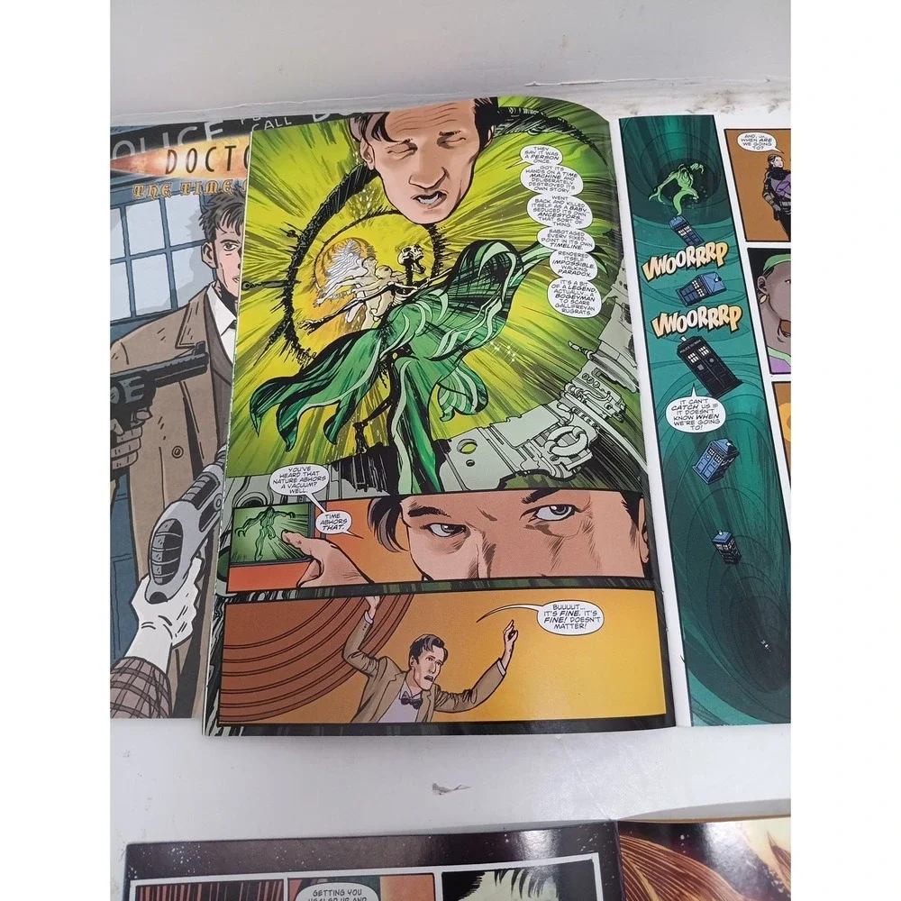 Doctor Who Comic Book Lot Of 3 The Time Machination, Black Death/White Life Etc